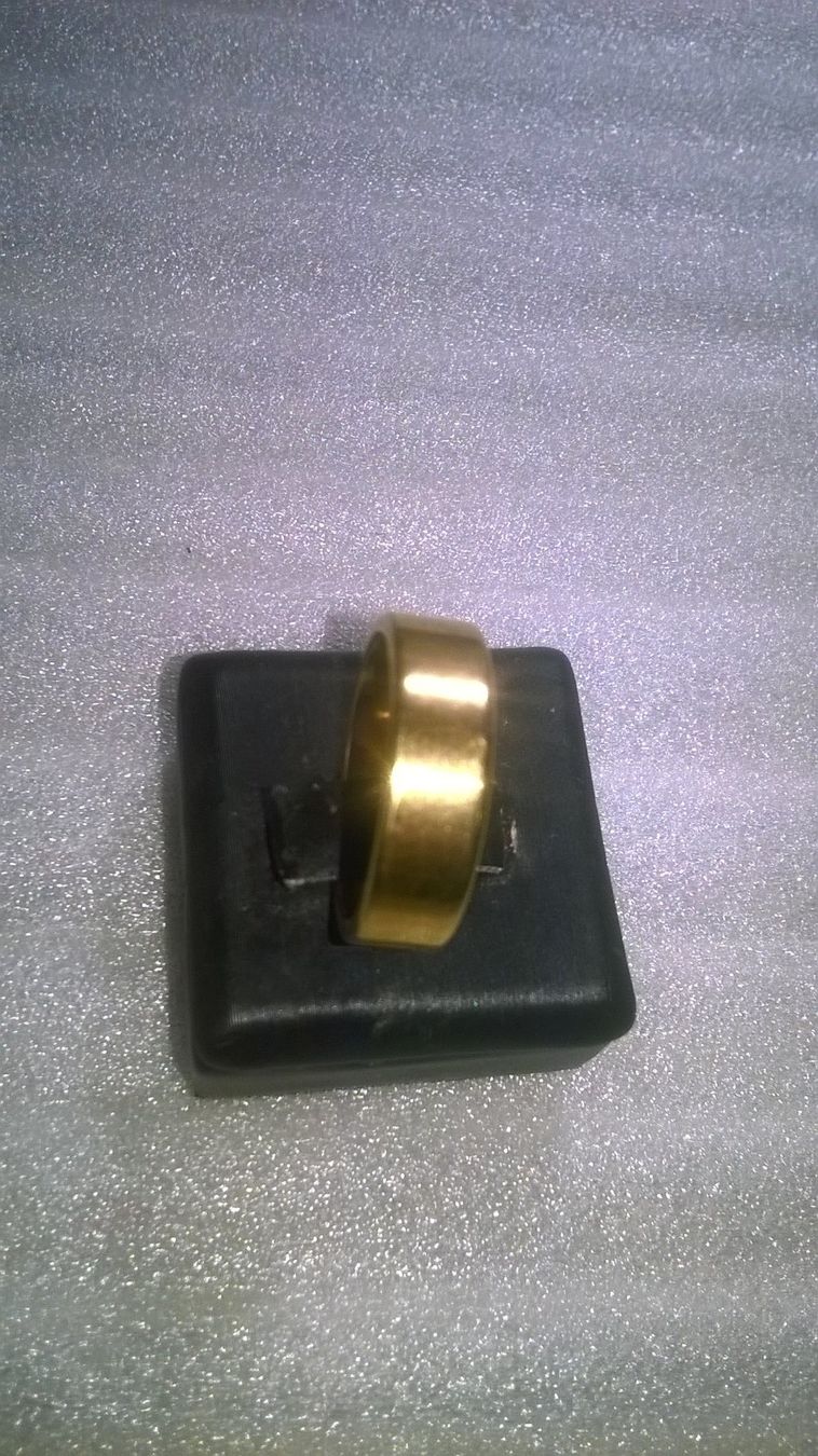 Anelli: RING EDELSTHAL VERGOLDET,,,GLANZIG – Nuovo (secondo la descrizione) da Basel venduto da bijoutrie_4 2