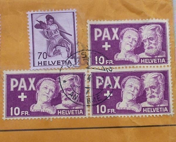 Alle Briefmarken: Grossbrief ++ PAX Basel nach USA 1946 – Gebraucht aus Walkringen von Casablanca777 1