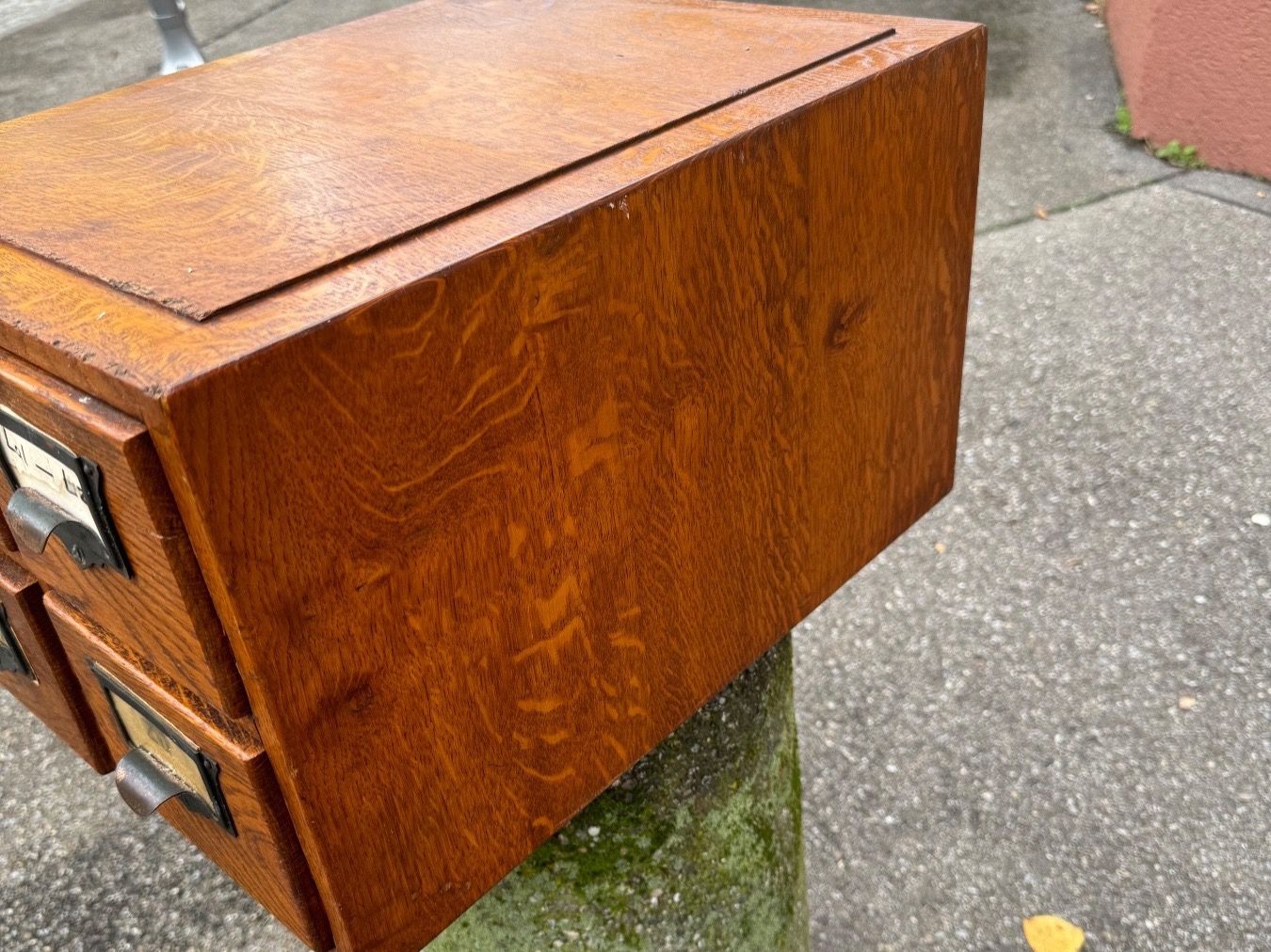 Sistemi di archiviazione: Antique card index box 4 drawers – Usato da Zürich venduto da Cola64 2