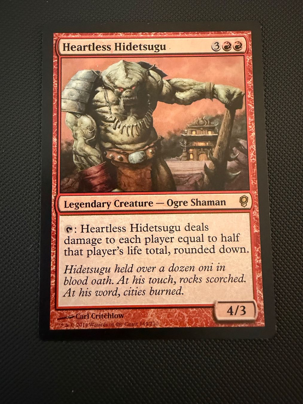 Magic The Gathering Cartes à collectionner: Heartless Hidetsugu – D'occasion à Ulisbach par joelsj