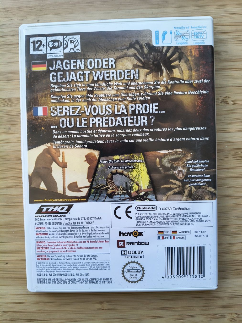 Giochi: Deadly Creatures (WII) – Usato da Riedholz venduto da ste_96cd 1
