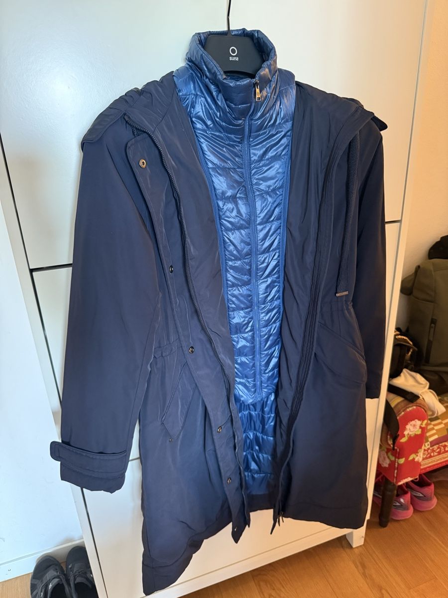 Massimo Dutti Giacche: Massimo Dutti parka dark blue with inner jacket medium – Nuovo (secondo la descrizione) da Horgen venduto da Salomee02 2