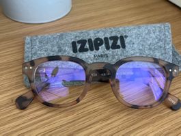 IZIPIZI SCREEN Schutzbrille Schildpatt Muster +0.00 neu