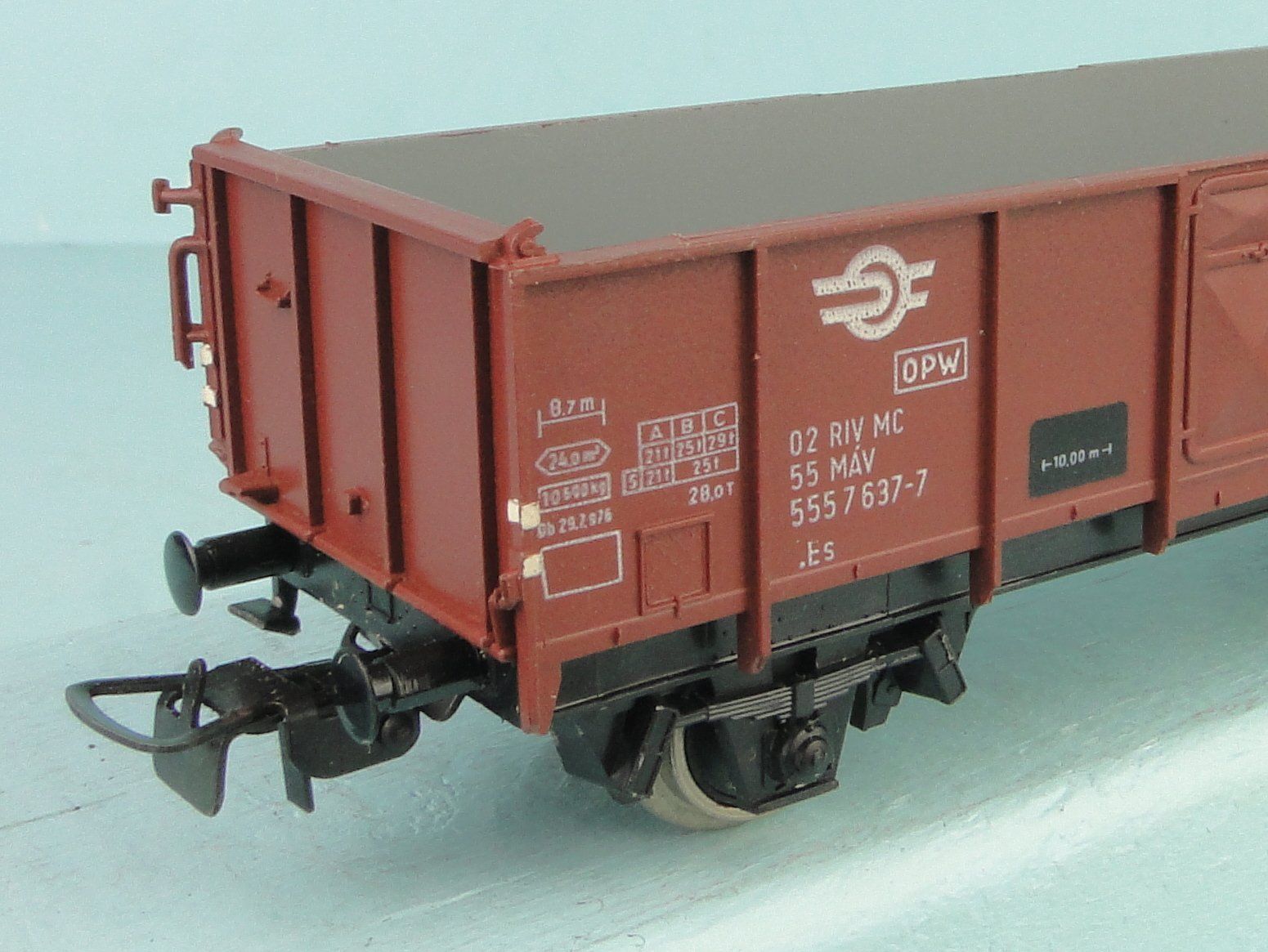 Piko Modellini di ferrovie: PIKO H0 MAV Güterwagen , Ungarn – Usato da Bülach venduto da cann11