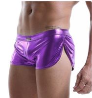 NEUES Erotik Herren Panty purple im Wetlook Gr. M - 223166