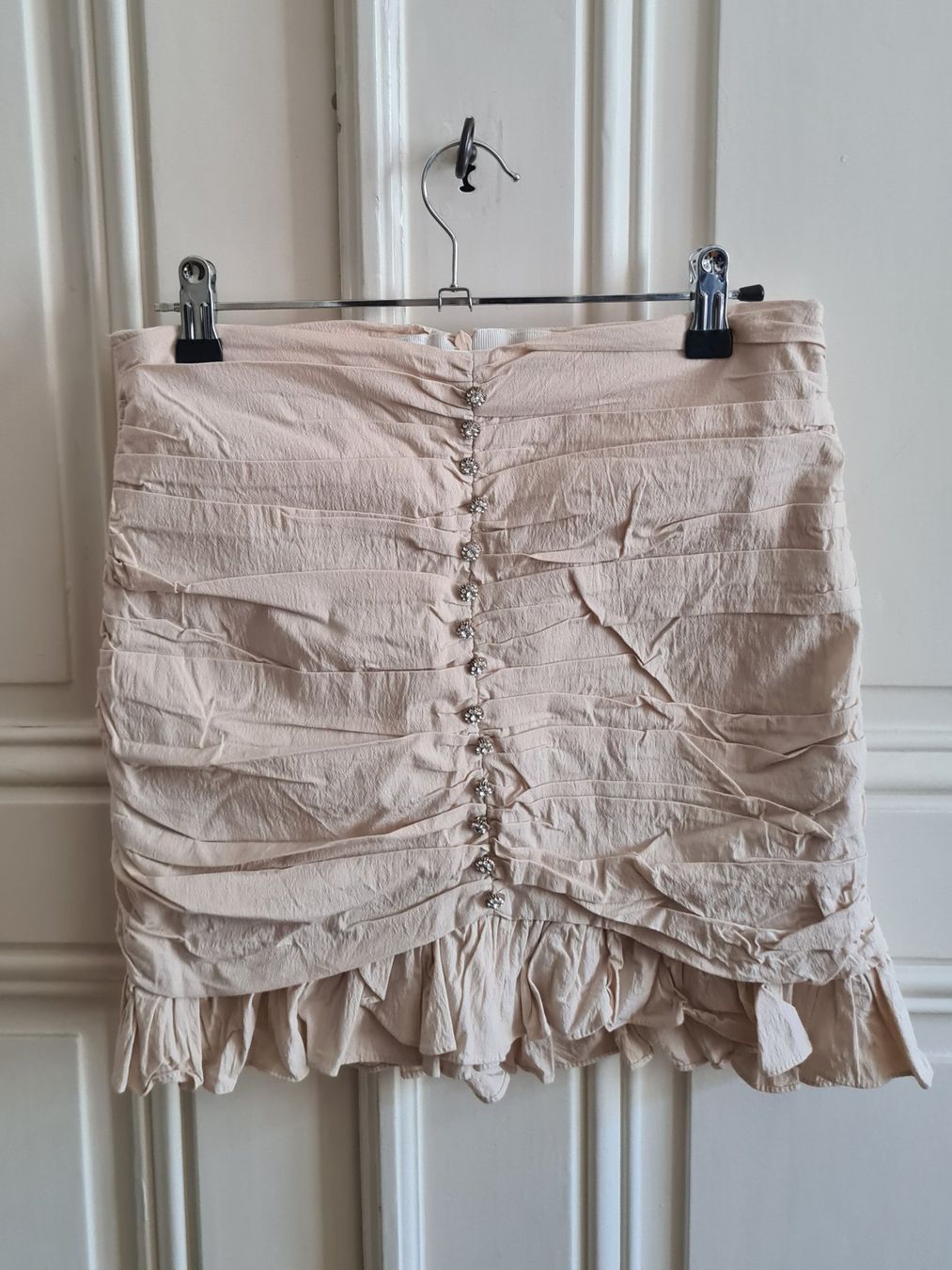 Zara Gonne: Mini jupe Zara avec strass - Taille S – Usato da Genève venduto da Tresor305