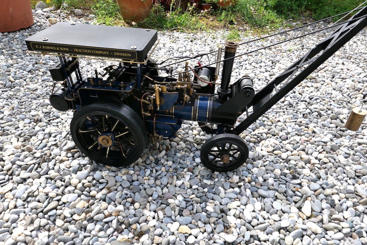 Traktoren: Live Steam Traktor mit Kran – Gebraucht aus Kesswil von Eisvogel04 2