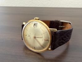 Montre vintage Zenith or 18K 0.750 poinçonné, date mécanique