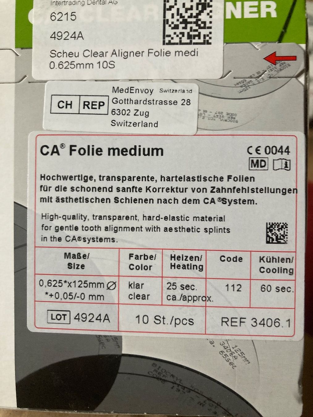 Folien: Scheu CA folien Original verpackt – Gebraucht aus Kaltbrunn von Silberkiste 4