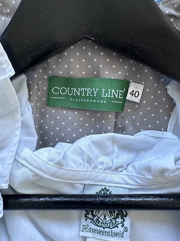 Kleider: Dirndl mit Bluse blau grau 38/40 - Country Line Trachtenmode – Gebraucht aus Zürich von kat_tl7x 3