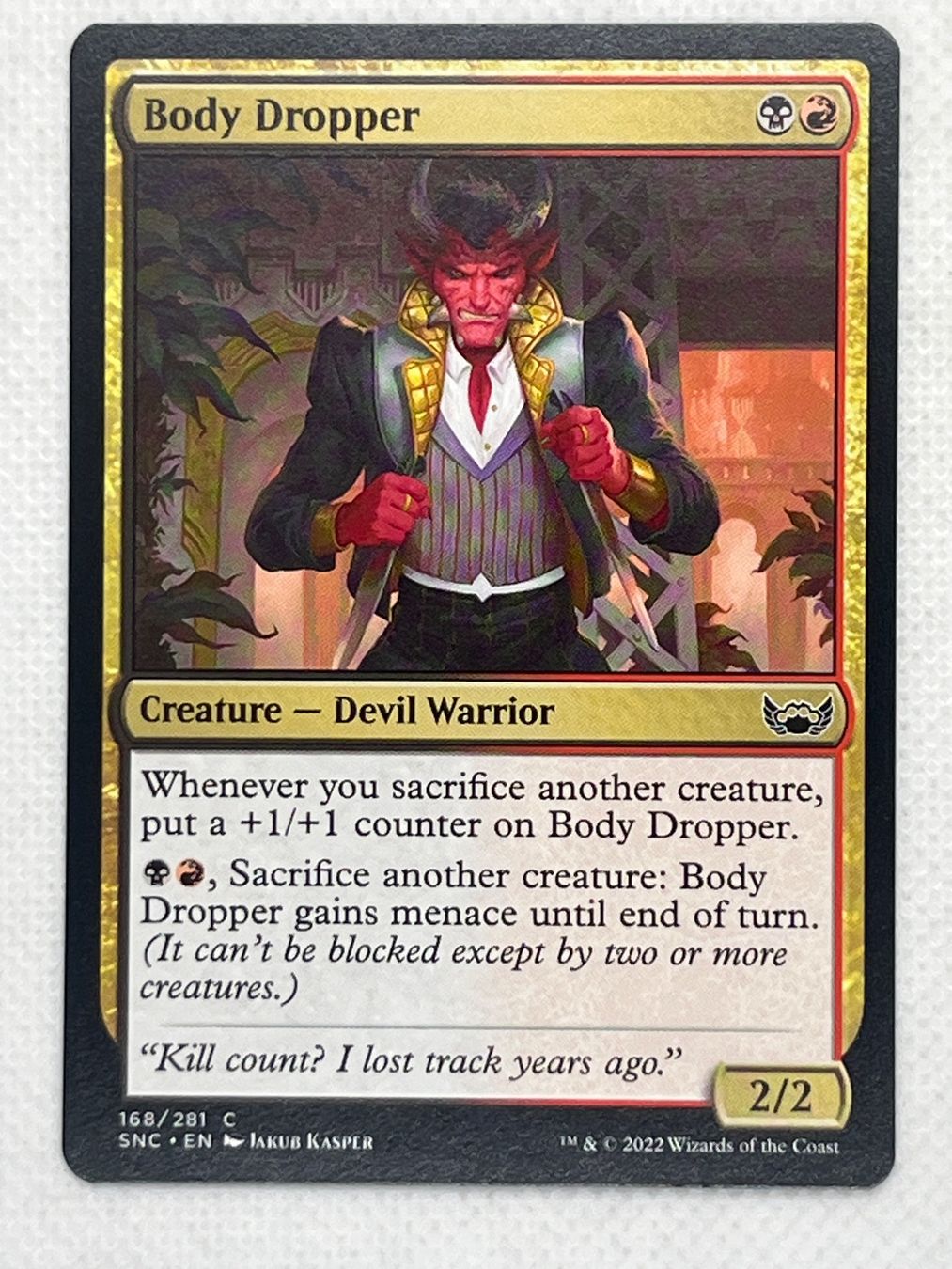 Magic The Gathering Sammelbilder & Trading cards: MTG Body Dropper SNC 168 Englisch Common – Gebraucht aus Hinterkappelen von Kim1992