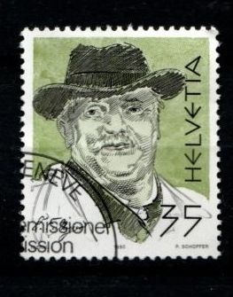 Tutti i francobolli: 1990 - C.F. Meyer 1825-1898 / Dichter – Usato da Schaffhausen venduto da poststamp