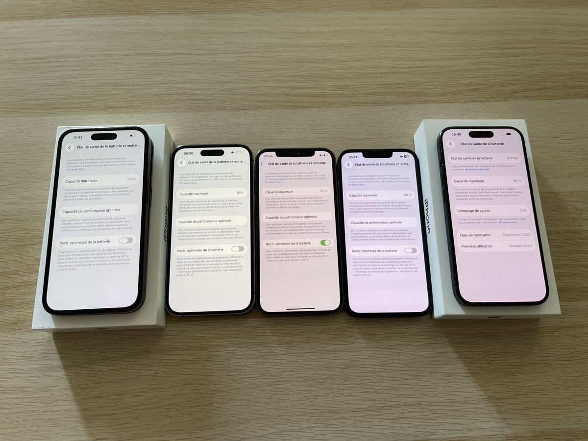 Apple Handys / Smartphones: 5 IPHONE 12 PRO /13 / 14 PRO / 15 PRO – Gebraucht aus Biel/Bienne von ham_wf9n 2