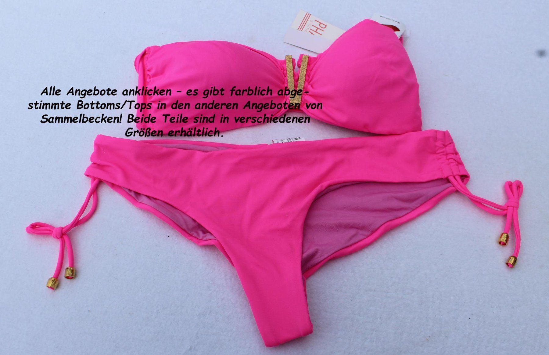 Maillots de bain & Bikinis: PHAX  Strapless Bikini Top Pink XS – Neuf (Voir description) à Härkingen par sammelbecken 2