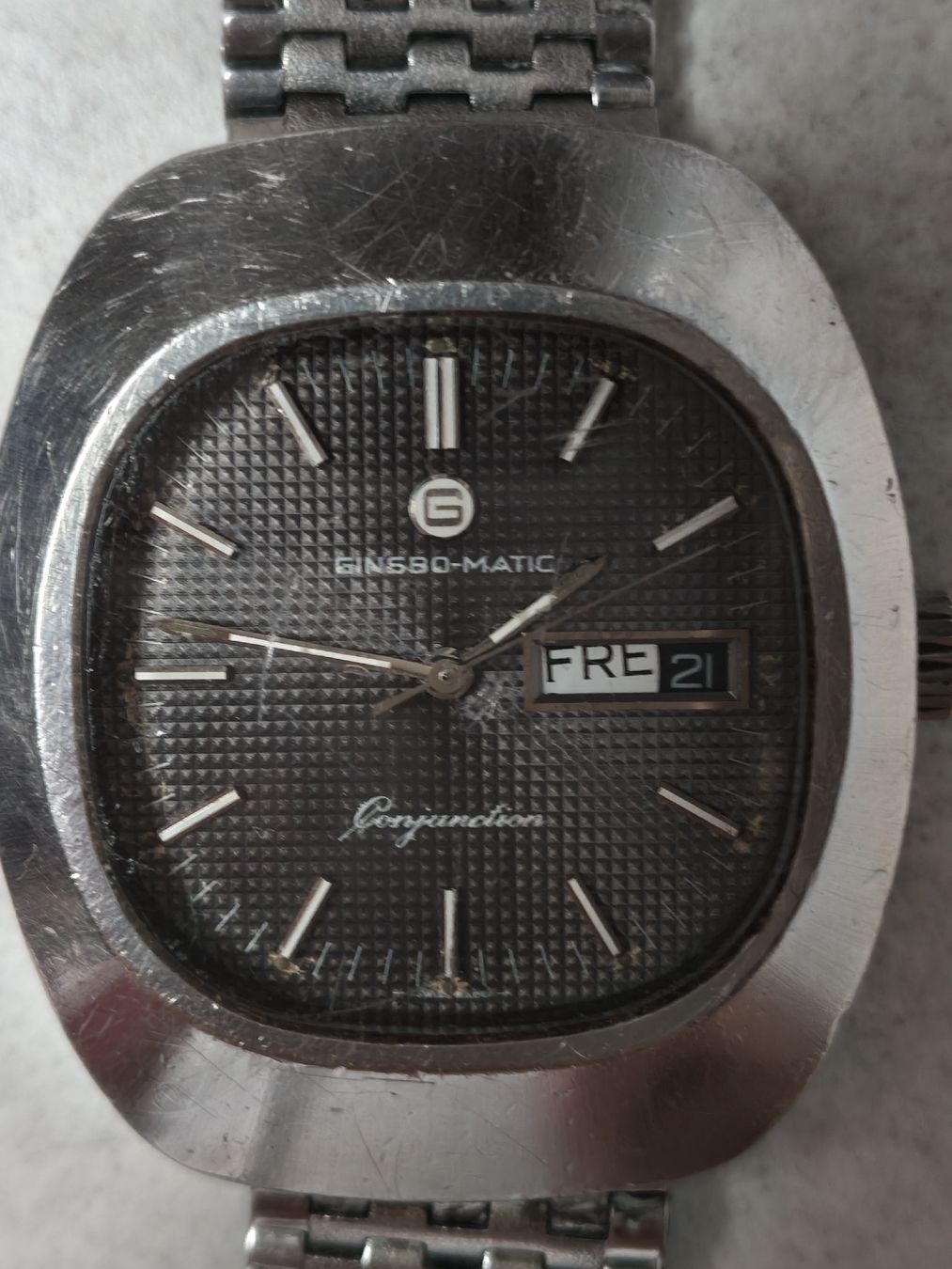 Ginsbo Watch Co Uhren: GINSBO-MATIC Conjunction Datum Automat – Gebraucht aus Rossrüti von derMarktschreier 3