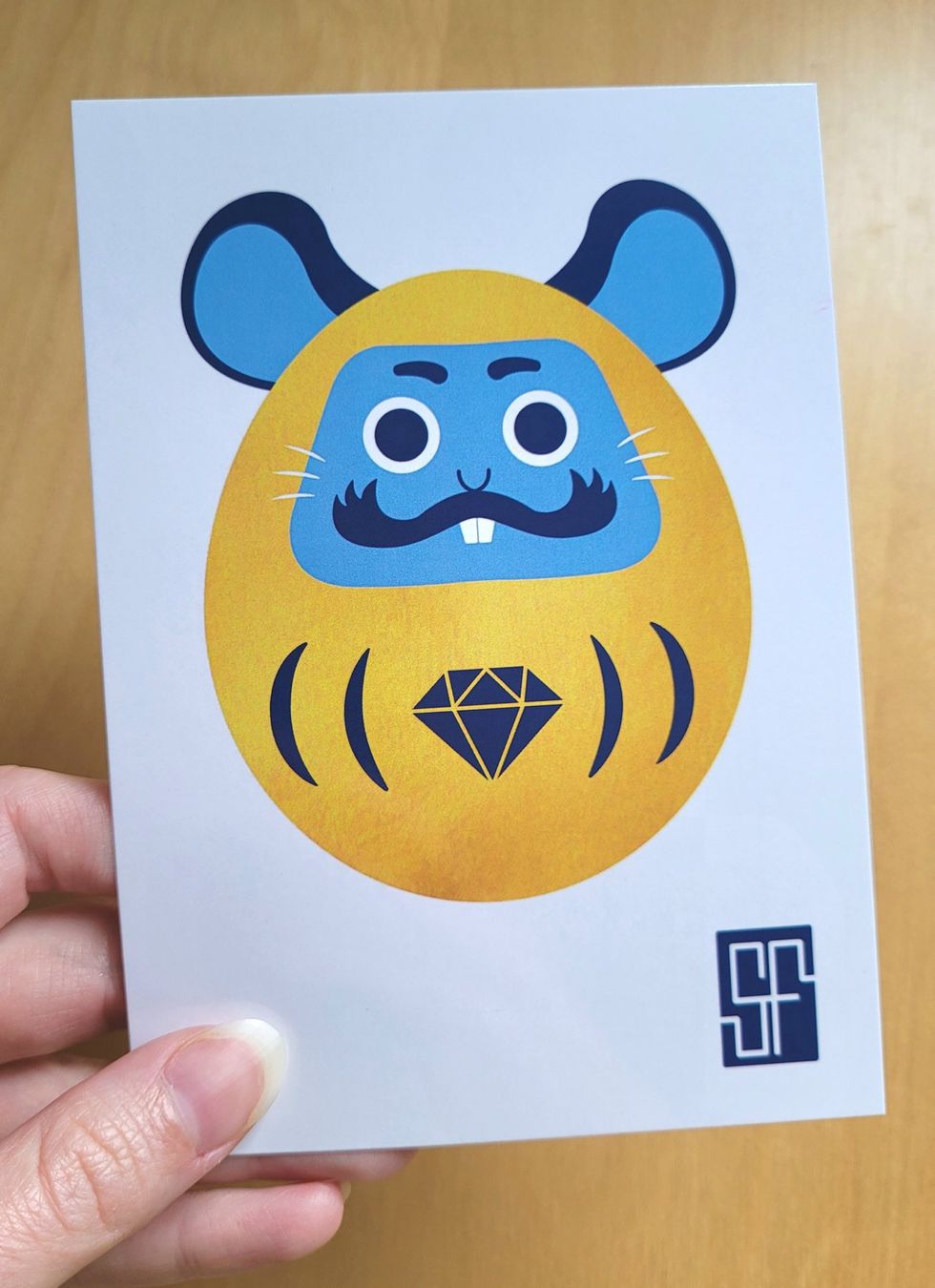 Cartoline postali: Postcard Mouse / Daruma Zodiac Collection – Nuovo (secondo la descrizione) da Bellinzona venduto da SFdesign