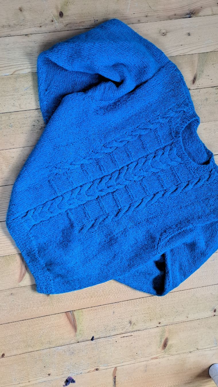 Maglioni & Felpe: 90s 80s Vintage Pulli Zopfstrickmusterpullover M 38 40 Lurex – Usato da Mollis venduto da Fauchi99 1