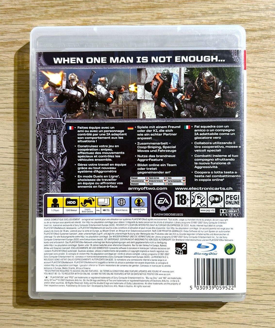 Sony Giochi: Army of Two PS3 – Usato da St. Gallen venduto da Alpine.Arcade 1