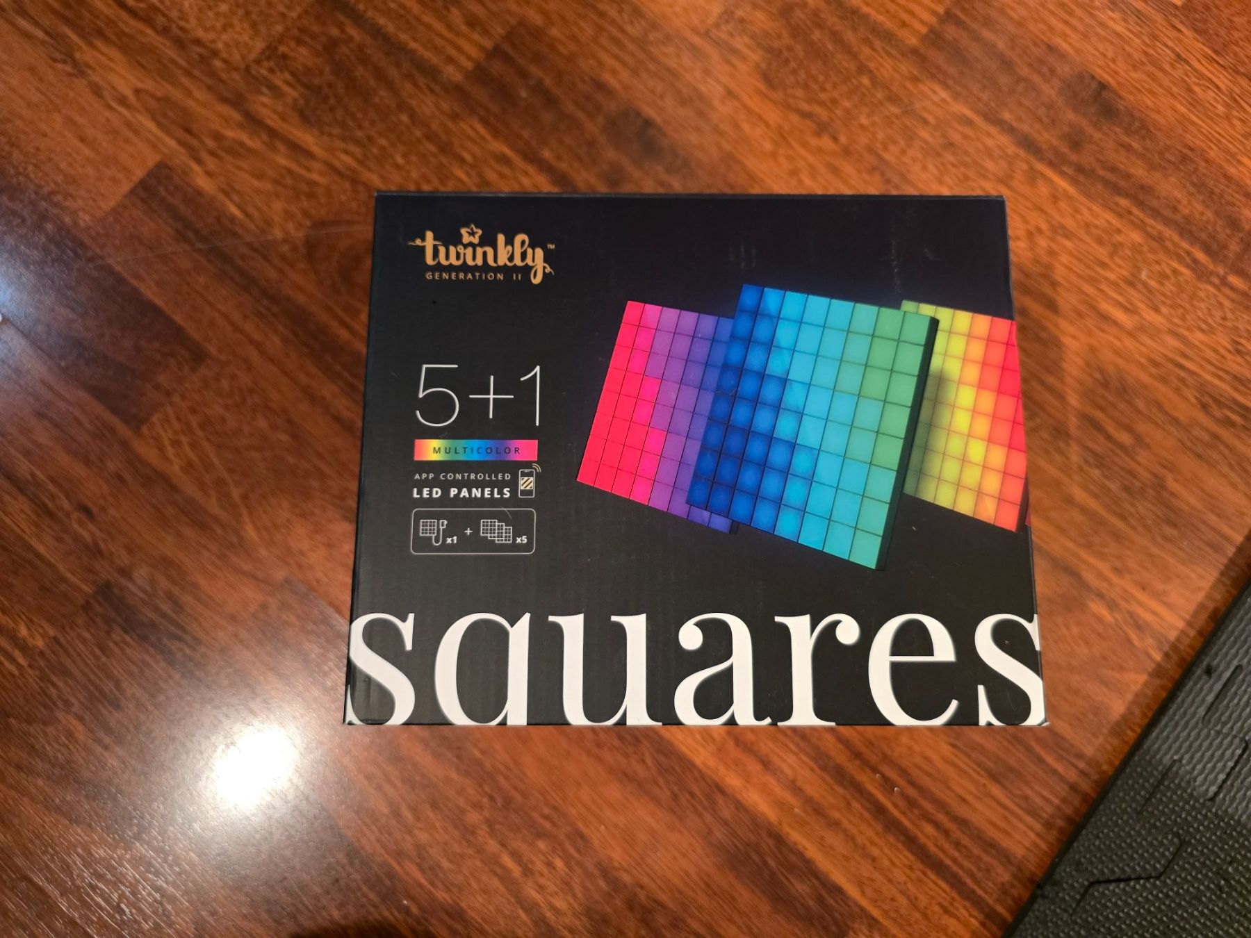 Lampade: Twinkly Squares Set (6 Panels) LED – Usato da St. Gallenkappel venduto da KetoViking 3