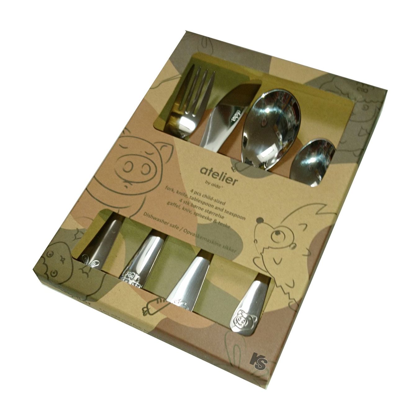 Set di posate: Kinderbesteck Besteck Set 4-tlg. – Nuovo e nell'imballaggio originale da Wettingen venduto da kochshop 3