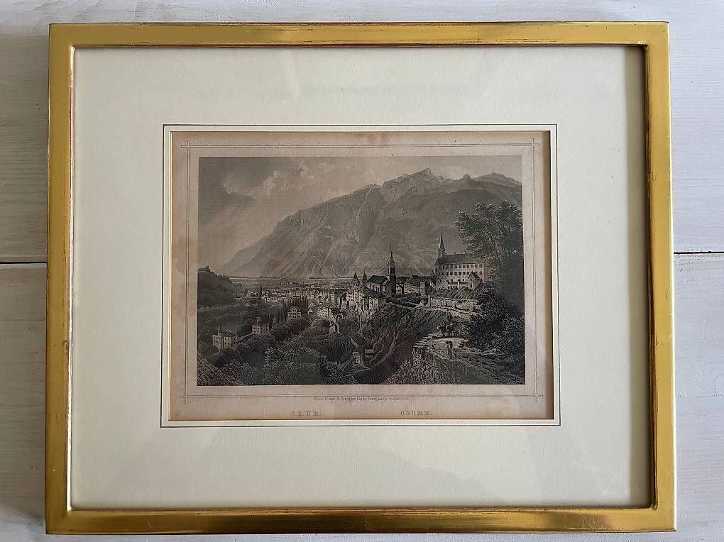 Gravures: Stahlstich "Chur" (um 1860) – D'occasion à Bern par ebl_tqk2