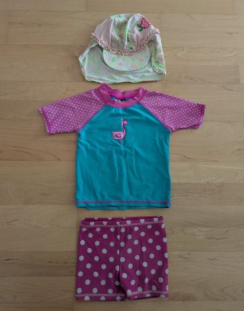 Badeanzug Set Mädchen Grösse 86/92