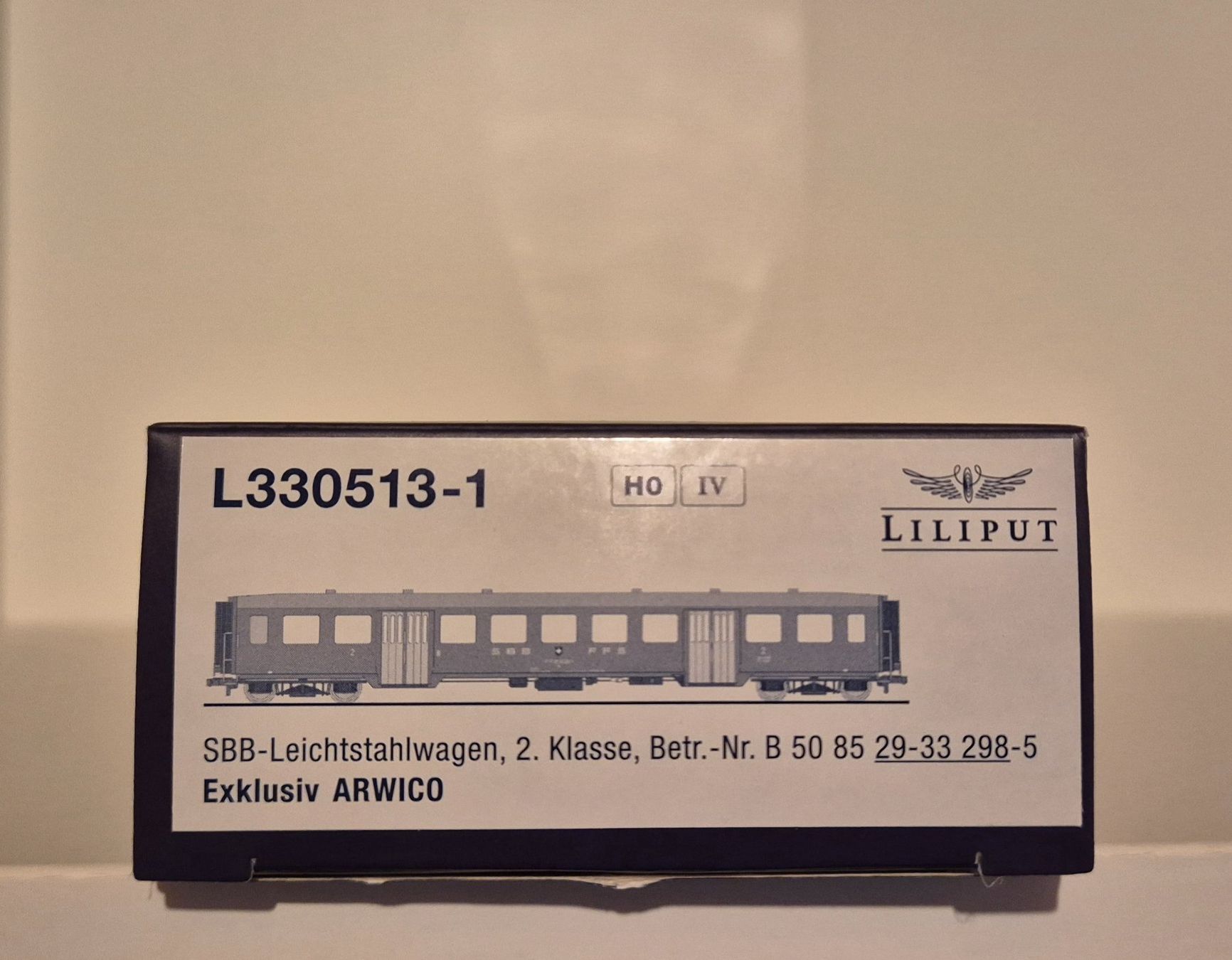 Liliput Modellini di ferrovie: Liliput SBB Leichtstahlwagen 2. Klasse – Usato da Wittenwil venduto da ced_q8j7 7