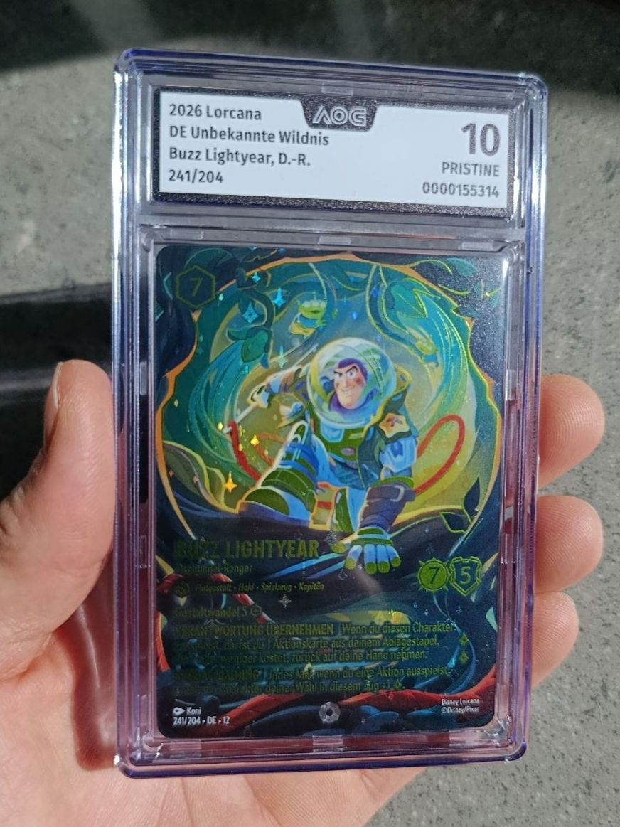 Disney Carte collezionabili: Iconic Lorcana Buzz Lightyear 241/204, AOG 10 Pristine – Nuovo (secondo la descrizione) da Wil SG venduto da Donaldus 4