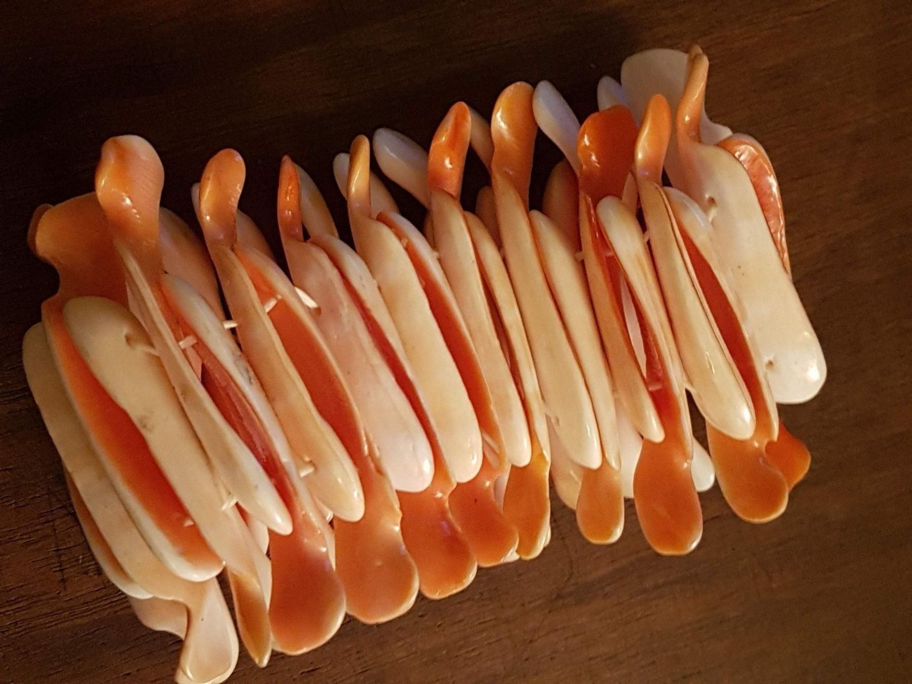 Armbänder & -reifen: Armband Muschel lachs beige – Gebraucht aus Ettingen von Maranathatalitha 3
