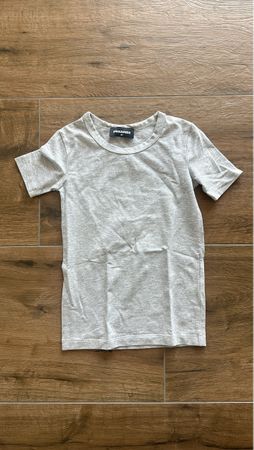 Original Dsquared2 T-Shirt grau Gr. 8Y