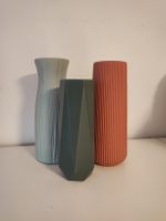 3 Vases set different colors and shapes