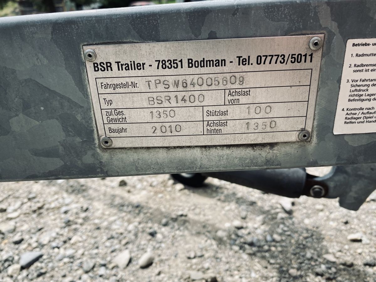 Anhänger: Remorque bateau BSR Trailer BSR1400 2010 – Gebraucht aus La Roche FR von Pouchta_yqk9 3