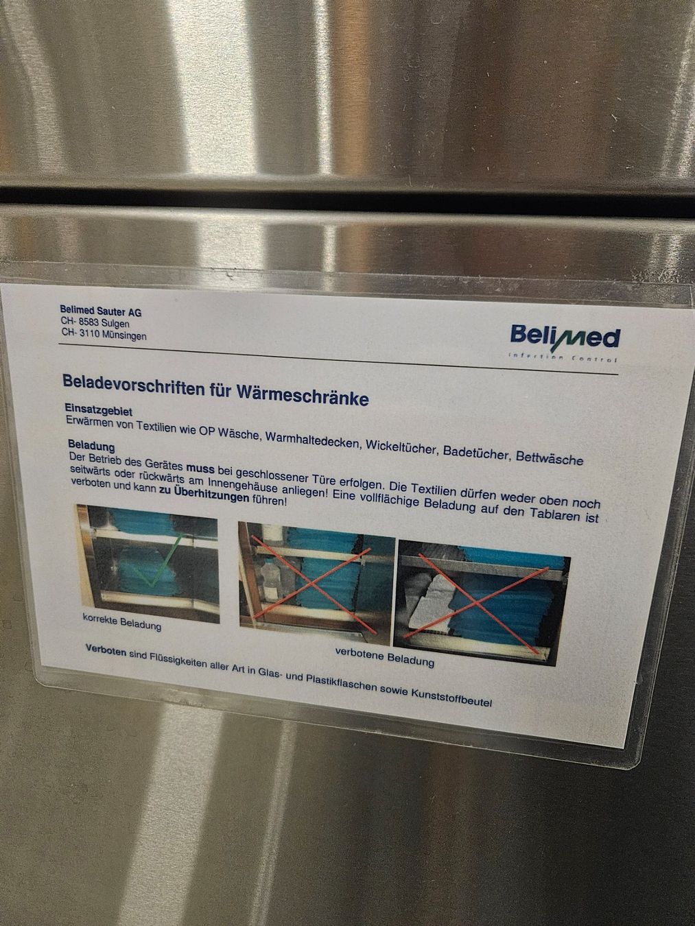Attrezzature mediche: Wärmeschrank Belimed – Usato da Rüti ZH venduto da looren94 3