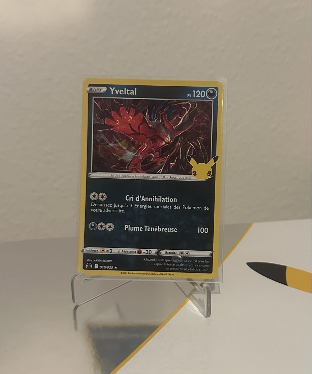 Pokémon Carte collezionabili: Pokémon FR Yvetal Célébration – Usato da Grand-Lancy venduto da Mario64