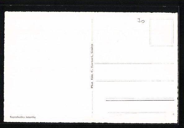 Ansichtskarten: AK Genève, Hotel Beau Rivage – Gebraucht aus Berlin von bartko-reher 1