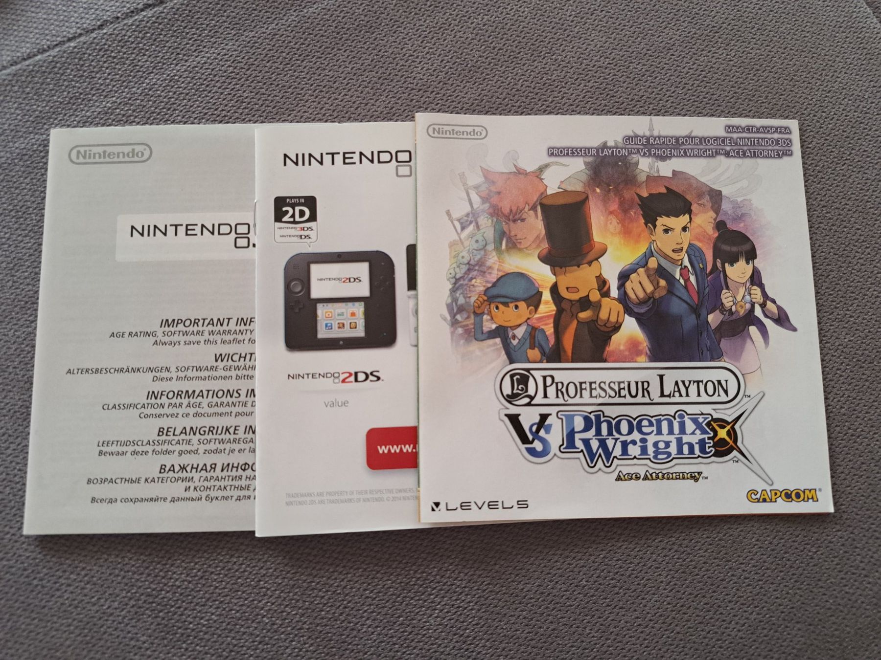 Jeux: Professeur Layton vs Phoenix Wright : Ace Attorney 3DS – D'occasion à Genève par eng_7ylp 3