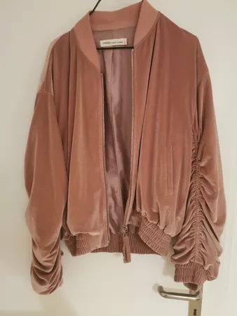 Bomberjacke rosa mit Reissverschluss guter Zustand