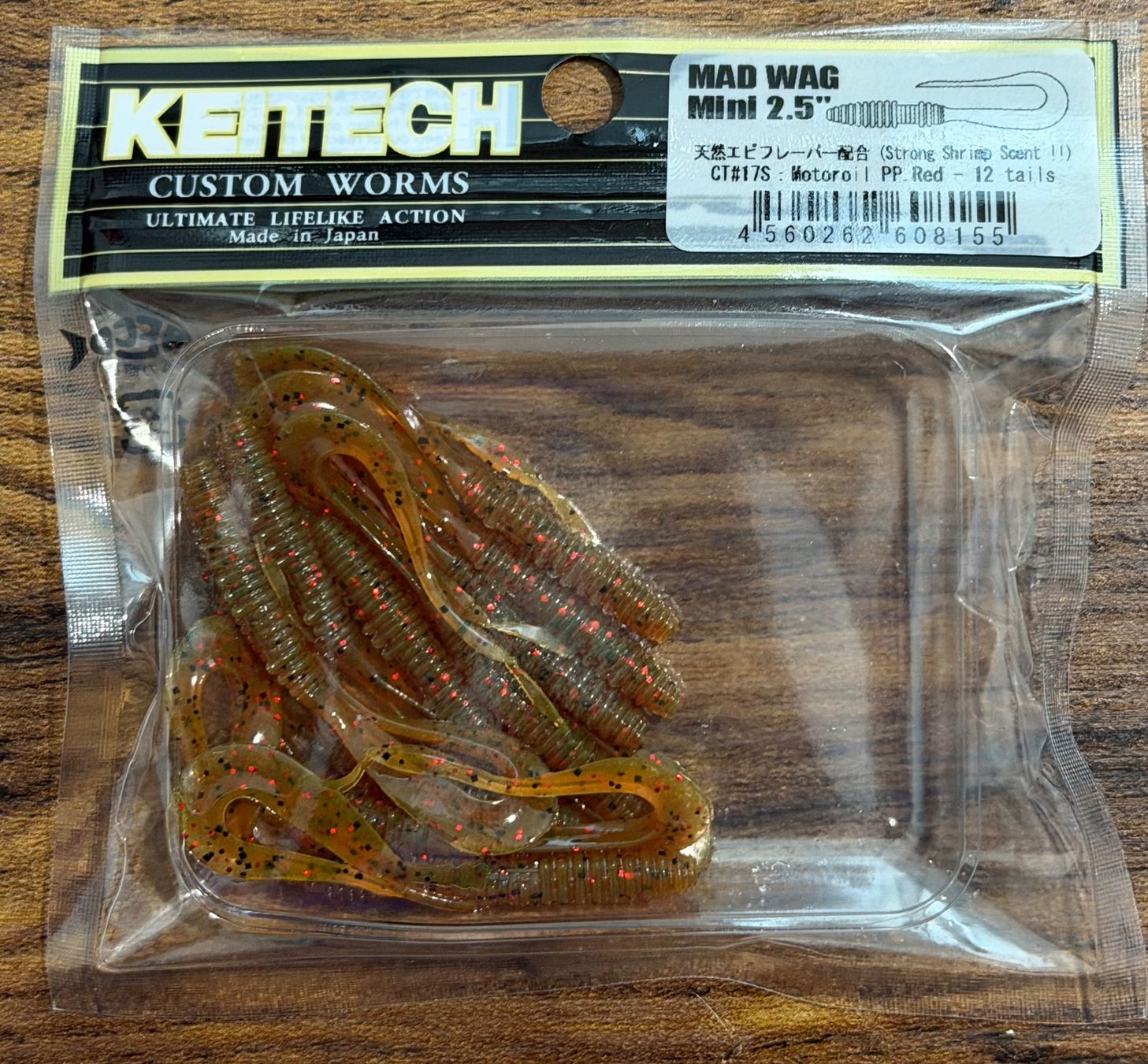 Keitech Esche: Keitech Mad Wag Mini 2.5" (5.3 cm) – Nuovo e nell'imballaggio originale da Widnau venduto da Fishingtackle_Oggy
