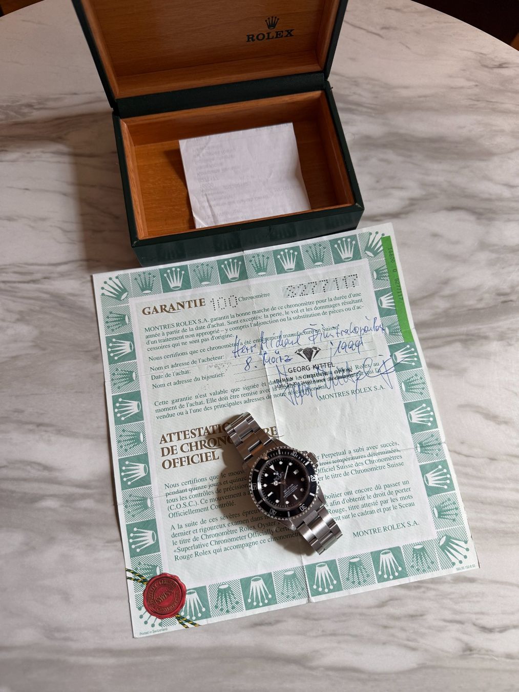 Rolex Orologi: Rolex Sea-Dweller 16600 Box/Papiere – Usato da Zürich venduto da Lazulivintagewatches 9