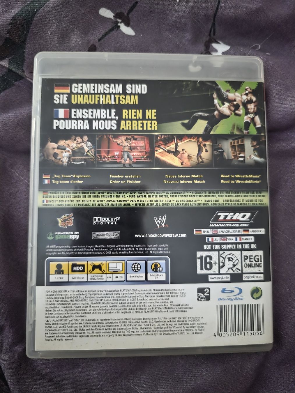 Sony Giochi: WWE Smackdown vs Raw 2009 - PS3 - Top Zustand! – Nuovo (secondo la descrizione) da Olten venduto da ari_772n 2
