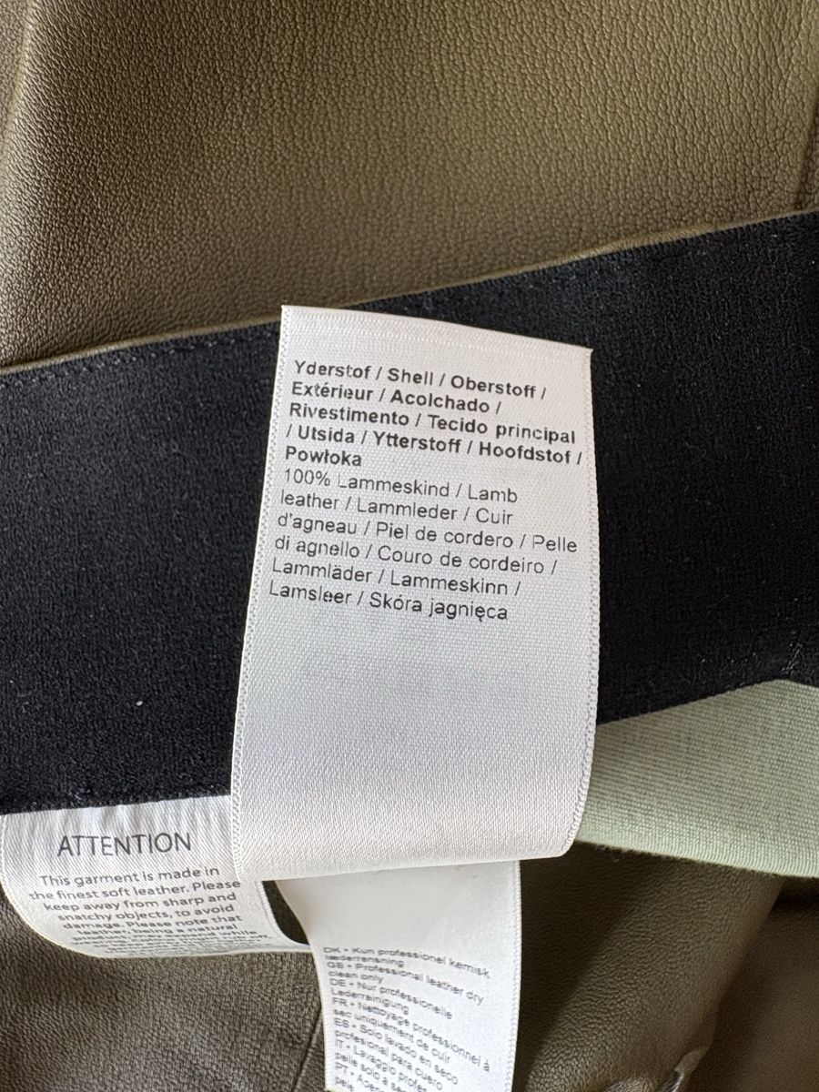 Leggings: Lederleggings Mos Mosh olivgrün – Neu (gemäss Beschreibung) aus Gossau SG von Mauri34 5