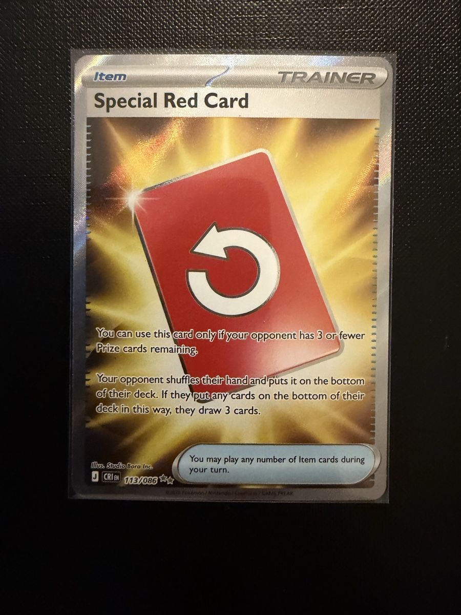 Pokémon Carte collezionabili: Special Red Card #113 CRI EN – Nuovo (secondo la descrizione) da Savigny venduto da Matgab94