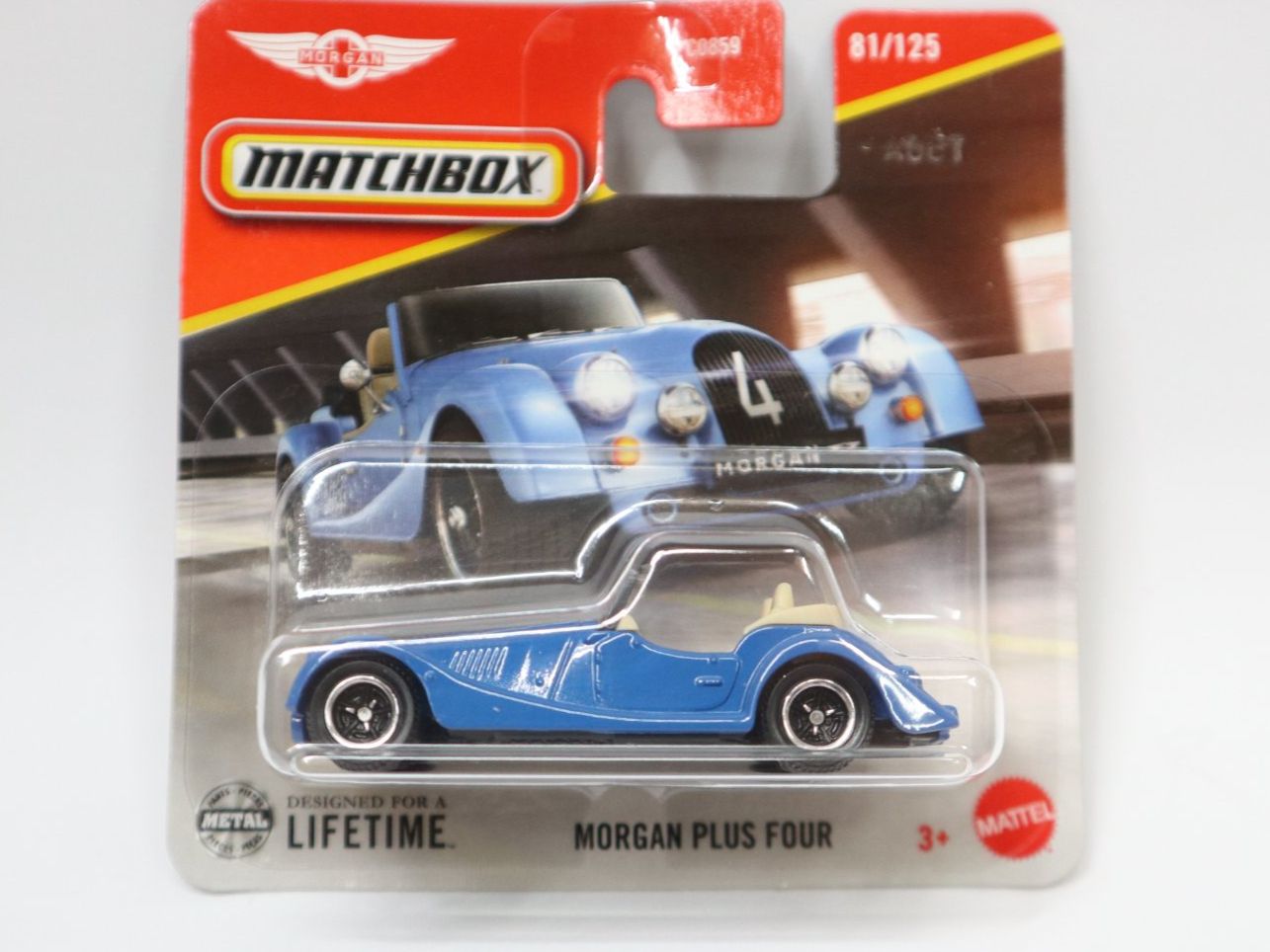 Matchbox Modellini d'auto: Matchbox Morgan Plus Four – Nuovo e nell'imballaggio originale da Eschenbach SG venduto da Astalavista