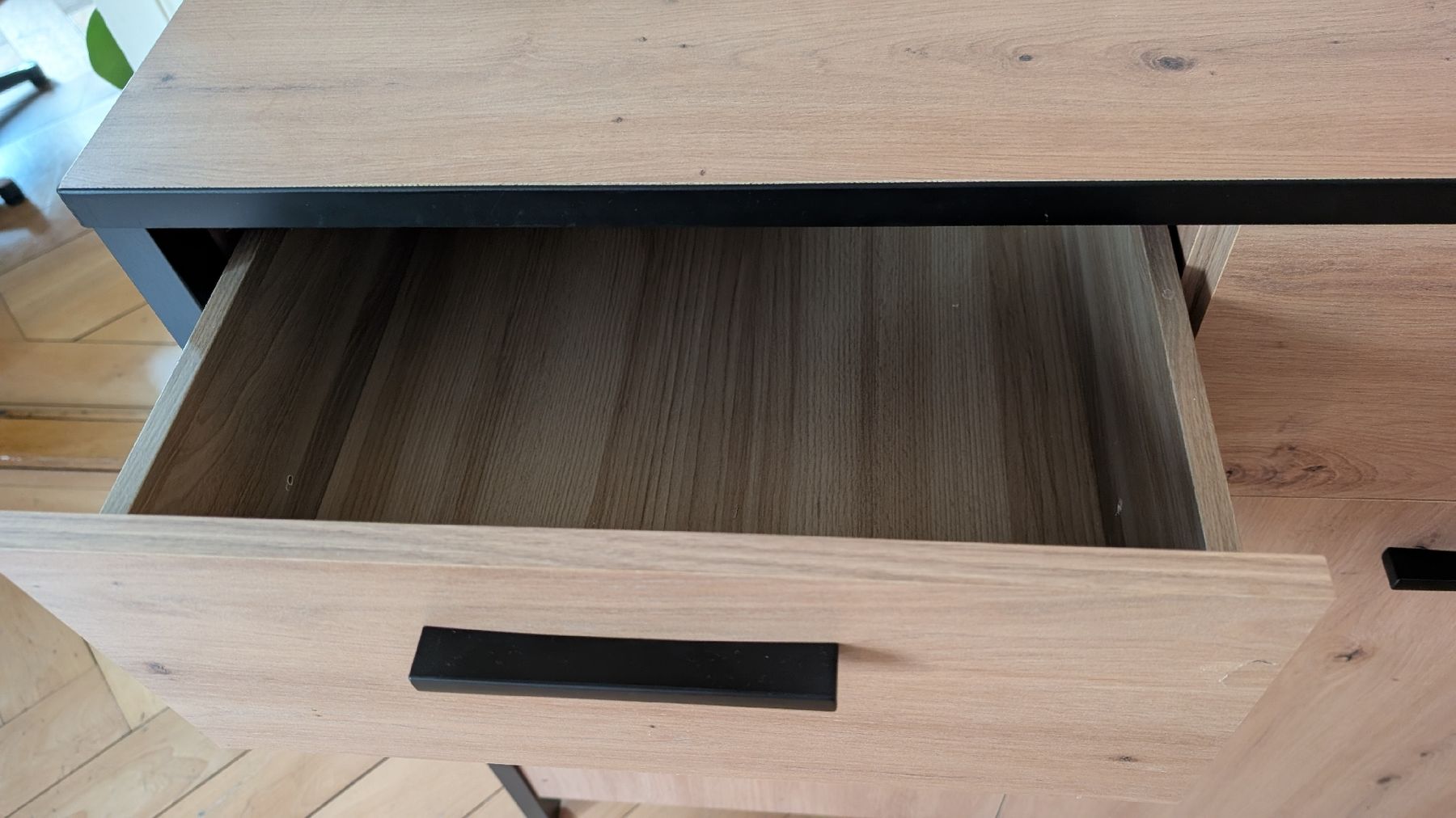 Mömax Kommoden: Sideboard 140x88x40cm Eichefarben, Schwarz  – Gebraucht aus Zürich von adormideras 1