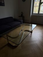 Glas-Couchtisch mit Chromgestell – ein schönes Stück!49