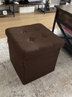 2 Sitzhocker braun mit Stauraum akzeptabler Zustand