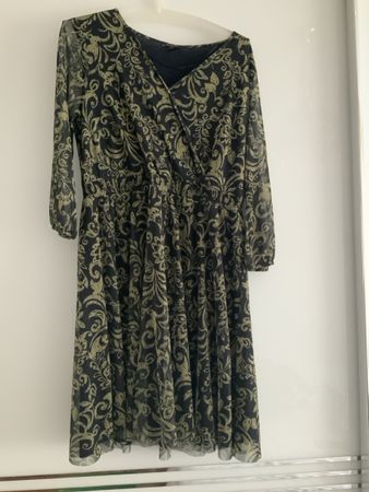 Damen Kleid More & More gemustert Grösse 44