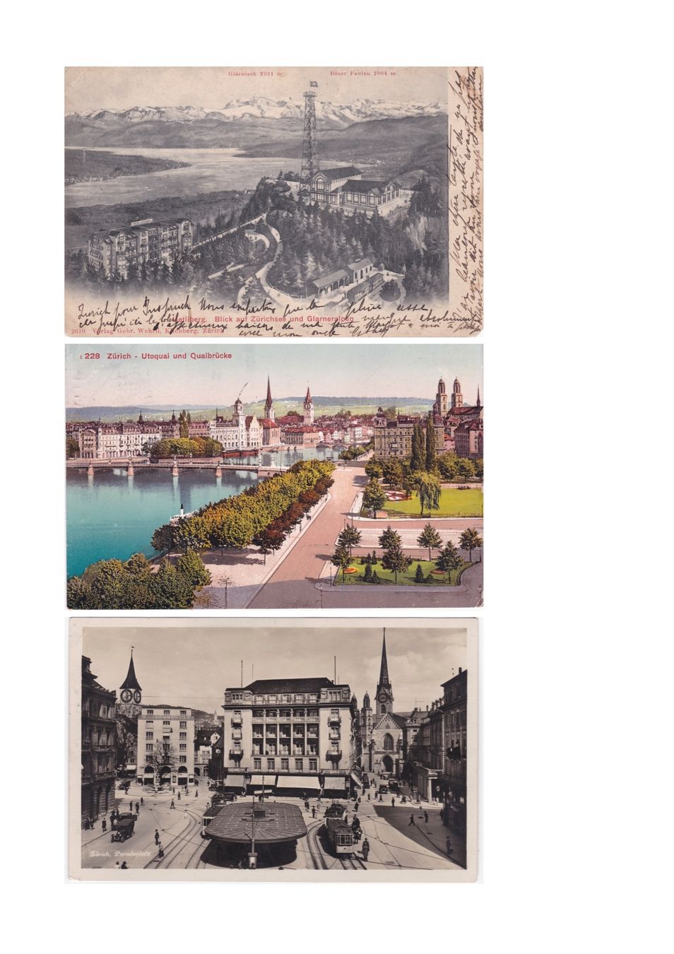 Cartoline postali: Konvolut Zürich – Usato da Baar venduto da dokuba 5