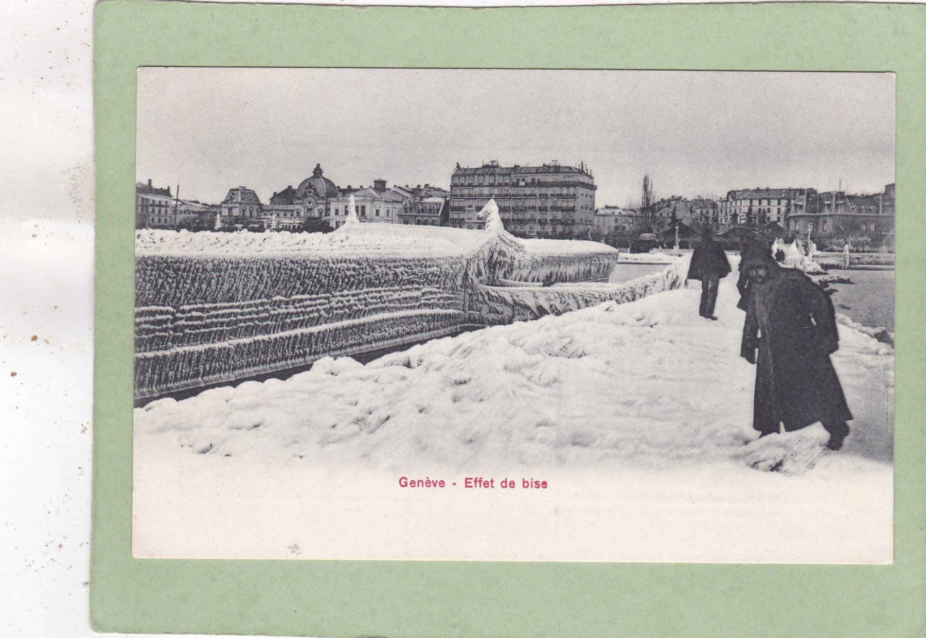 Cartoline postali: Genève Effet de bise – Usato da Herisau venduto da Lisegrat2008