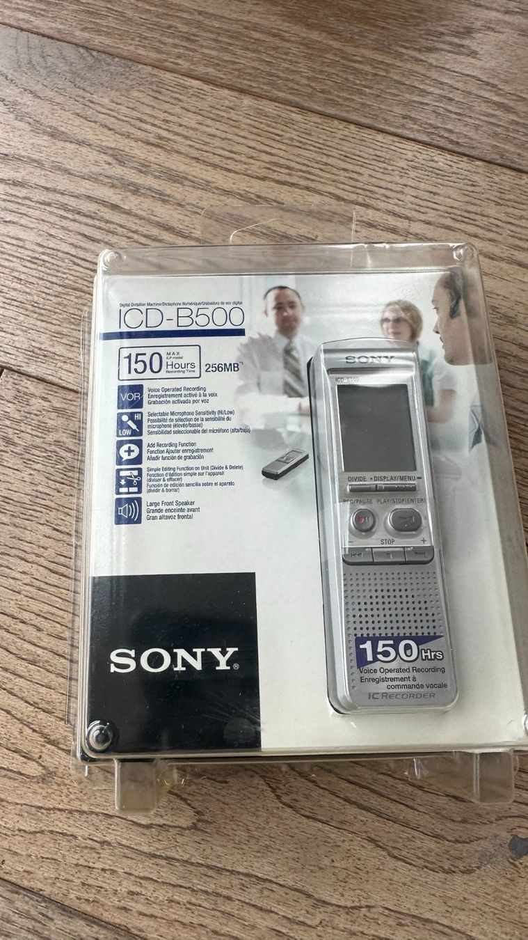 Sony Registratori: Sony ICD-B500 Diktiergerät, neu, ungebraucht – Nuovo e nell'imballaggio originale da Belp venduto da Uljo